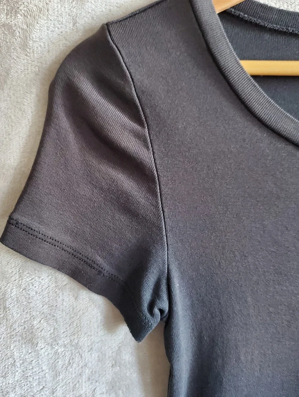 J.Crew Perfect Fit Tee Womens S Gray Crewneck Short Sleeve Cotton Minimalist